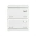thumbnail image 5 of Metal File Cabinet, Lateral Filing Cabinets with Lock For Home Office, Heavy Duty Office Steel Filing Cabinet with 2 Drawers, for Hanging Letters Legal A4 F4, White, 5 of 9