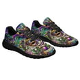 thumbnail image 6 of Mardi Gras Masquerade Beads Shoes Sneakers Black Size 10.5, 6 of 7