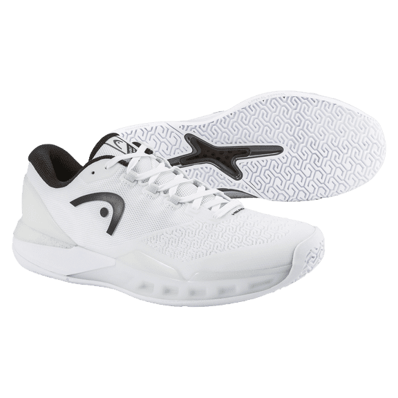HEAD Revolt Pro 5.0 White Black Mens Tennis Shoes