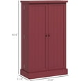 41" Kitchen Pantry Storage Freestanding Kitchen with 12