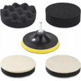 thumbnail image 1 of Kit de esponjas para pulir automóviles BRILLAR 5 pulgadas con adaptador de taladro, 1 of 5