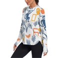thumbnail image 2 of FORMRS Womens Long Sleeve Shirts UPF 50+ Sun Protection Quick Dry Fishing Hiking Tops, Size S-2XL, Tropical Jungle Vibes, 2 of 8