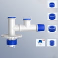 thumbnail image 1 of BUYISI Washing Machine Dedicated Drain Pipe Floor Drain Joint Drainage Pipe Tee Cover 3, 1 of 5