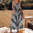thumbnail image 2 of Animal Print Patterns Sleeveless Dress for Women Clothing Female Women's Summer Skirt, 2 of 7