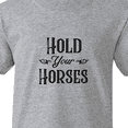 thumbnail image 4 of Inktastic Hold Your Horses Youth T-Shirt, 4 of 5