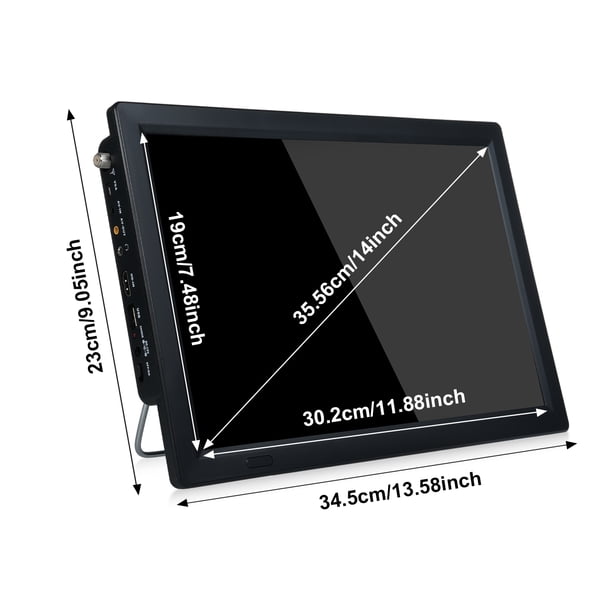 14-inch Portable Digital ATSC Screen TV Player Car TV Television