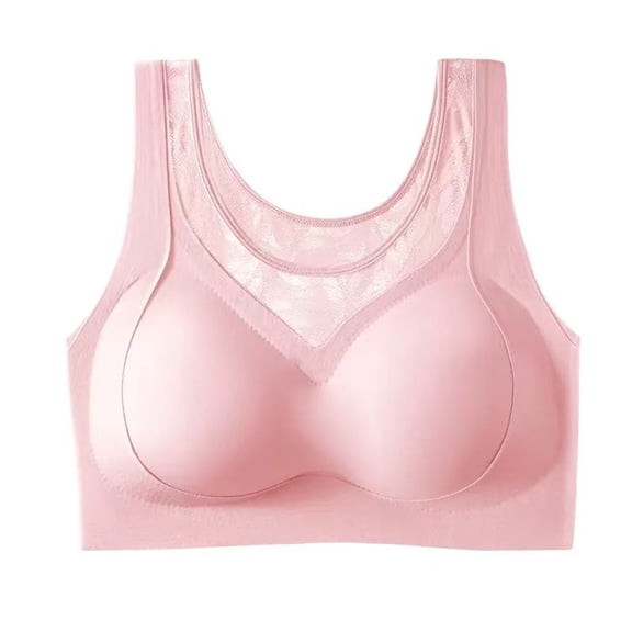 Bras for Women No Show Sport Bras Wireless Comfortable Full Coverage Seamless Daily Second-skin Feel Push Up Bra Stretchy Casual Plus Size Bras Breathable Bras 2026 Sales Under $1