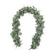 thumbnail image 4 of Hojas de eucalipto artificiales 180 cm Macarena guirnalda colgante falsa enredadera verde, 4 of 8