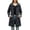 Gray women plus size raincoat a1, variant on Relaxed Fit Hooded Zip Up Coat for Women, Plus Size Warm Rainproof Casual Outerwear, Solid Color Loose Cover Up for Fall Winter Daily Wear, White 2XL