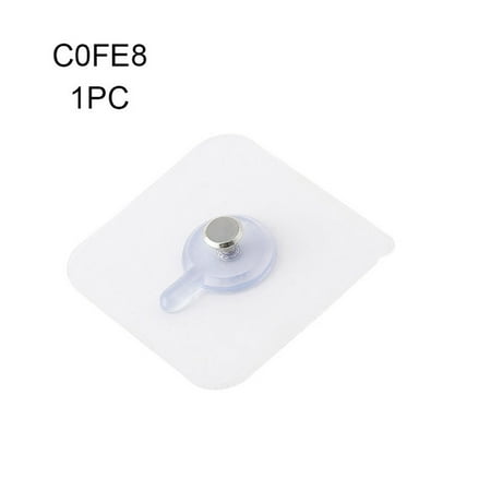 

Enowise-YL 1/6/10 Pcs Pvc Wall-Mounted Nails Practical Transparent Strong Adhesive Screw Wall Nail Wall Poster Stick Wall Hook