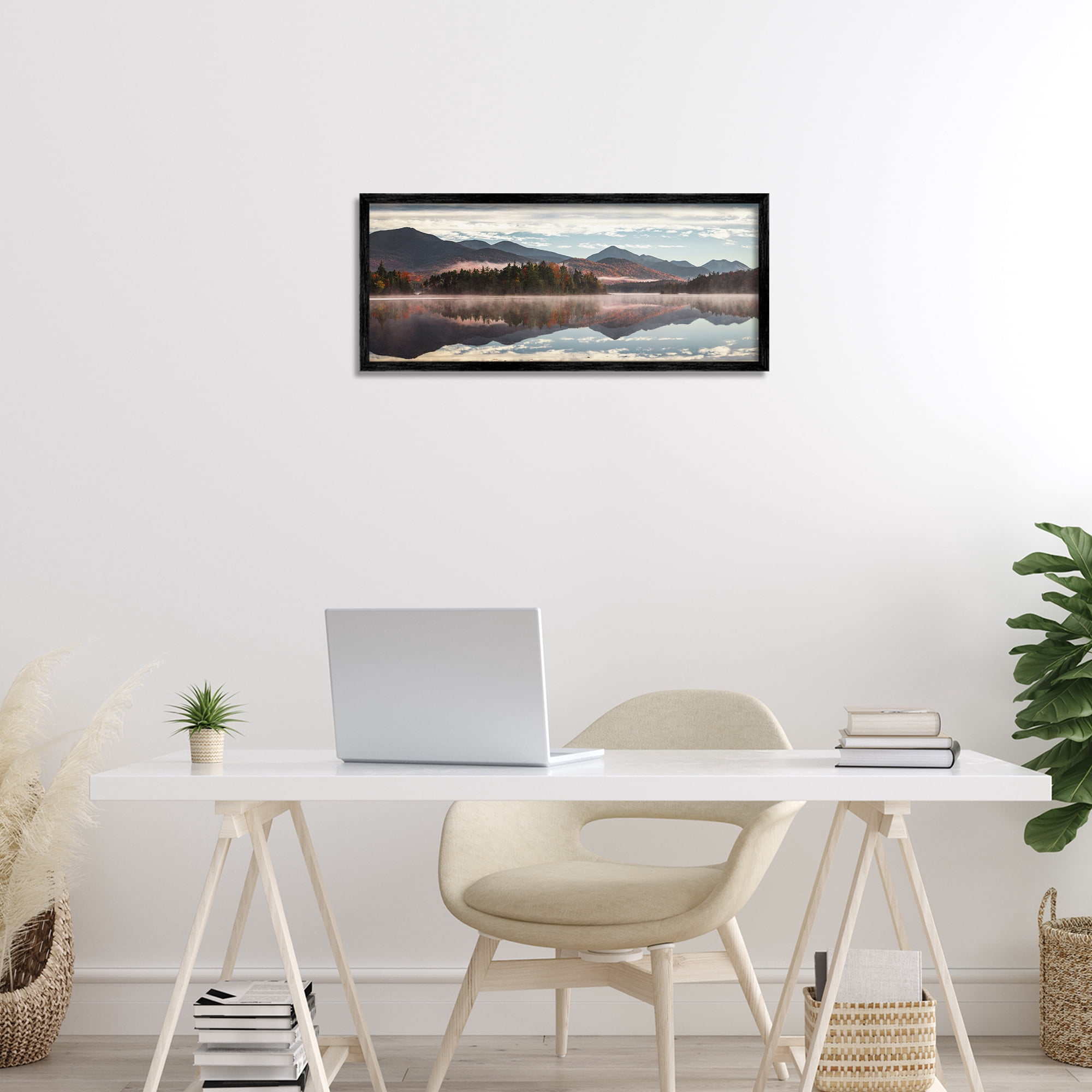 Stupell Industries Panoramic View From Boreas Ponds Black Framed Giclee Art, design by Jonathan Zaharek