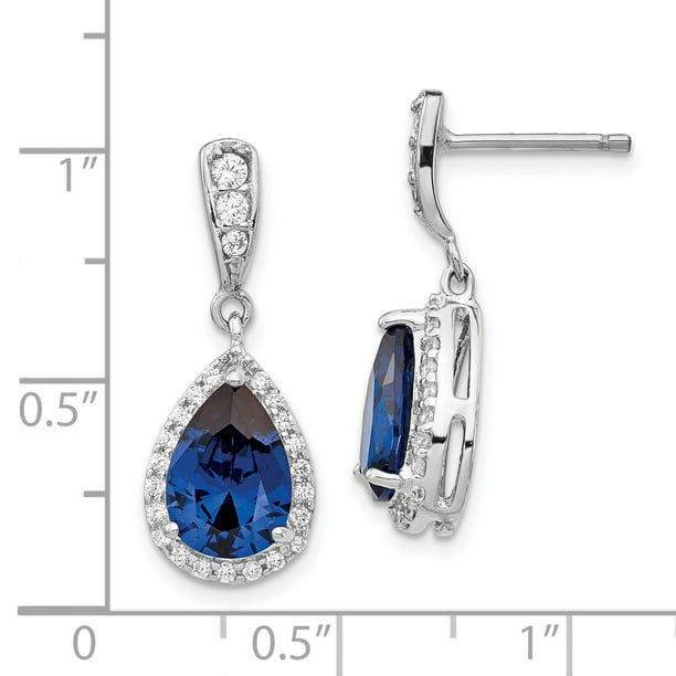 Hot Sale Rhodium Plated 925 Sterling Silver Fine Jewelry Drop
