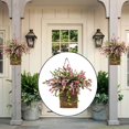 thumbnail image 2 of facefd Basket Wreath Easter Artificial Flowers for Home Indoor Outdoor Window, 2 of 9