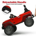 thumbnail image 6 of Gymax Electric Kids Ride On 12V Truck Car w/ MP3 Remote Control Red, 6 of 9