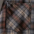 thumbnail image 3 of SWSMCLT Men's Plaid Shirts Button Down Flannel Shirt Cotton Casual Button Up Classic Soft Long Sleeve Top Casual Fashion Style7 Large, 3 of 4