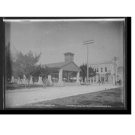 Historic Print, The Slave Market, St. Augustine - 2, 18" x 24"