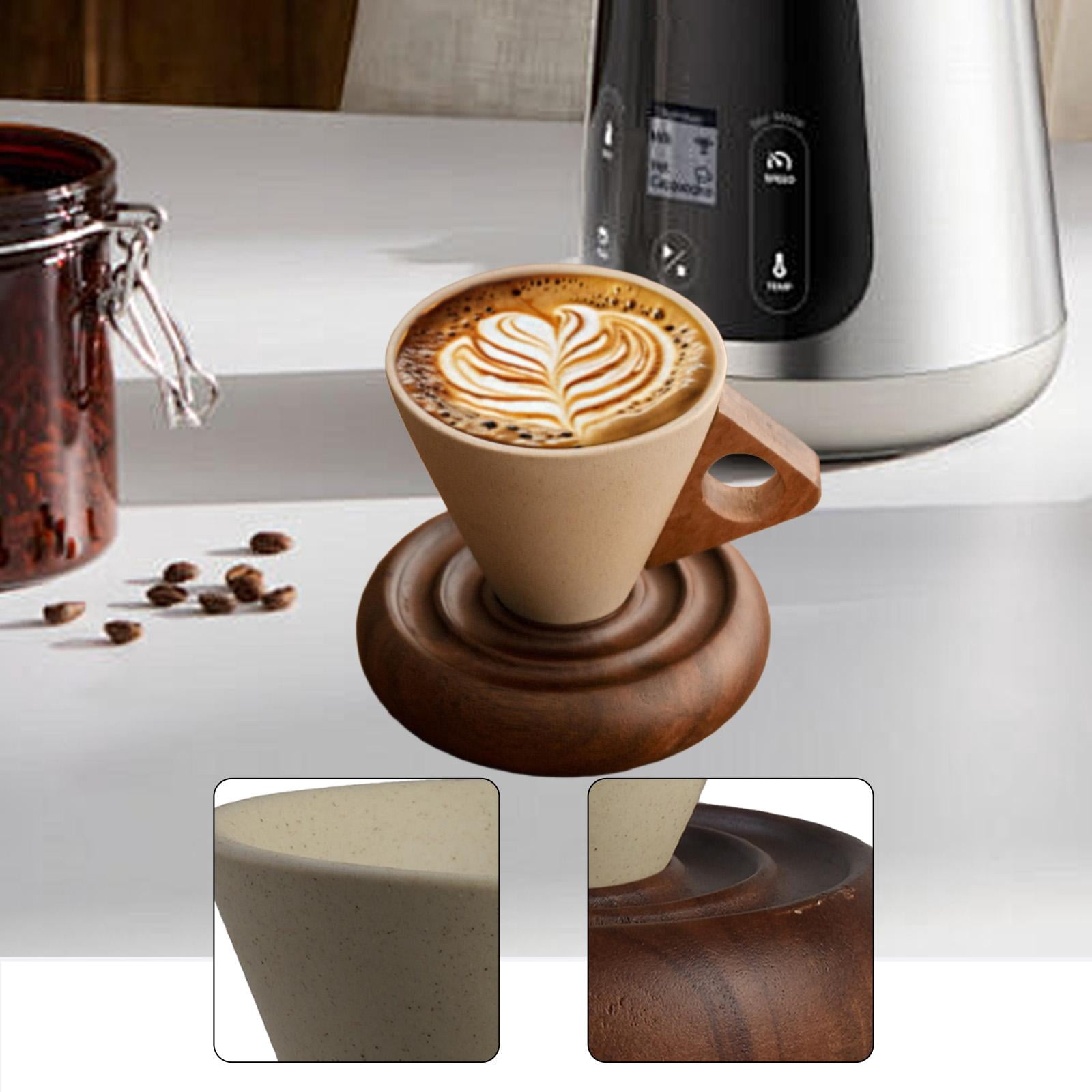 Coffee Mug Cappuccino Cup Espresso Cup Durable Ceramic with Handle for Afternoon Tea Office and Home Use