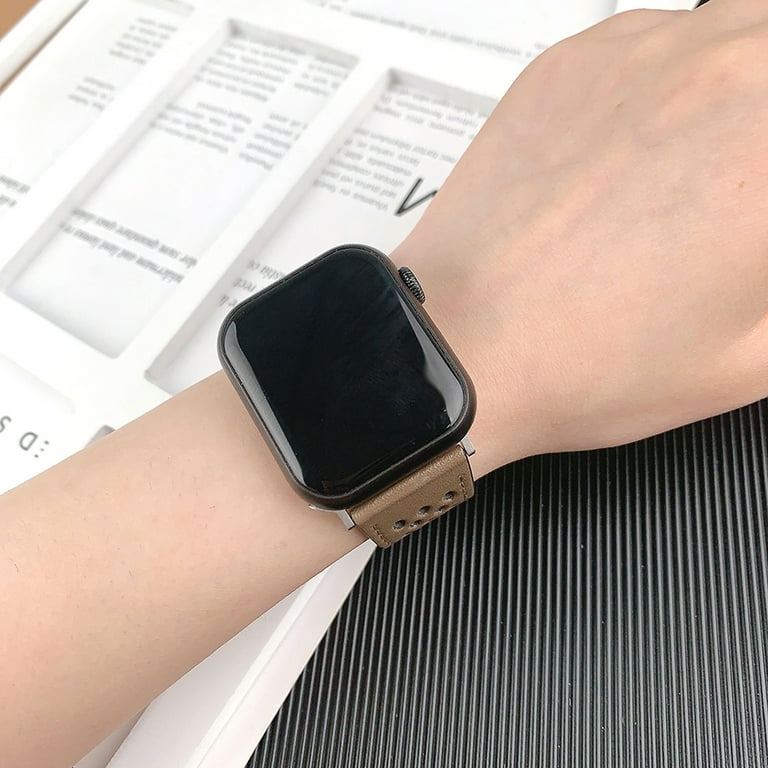 49mm 42mm Apple Watch Series Luxury Bands Fullmosa Leather Bands