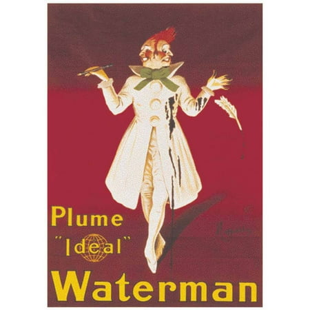 Cappiello Waterman Vintage Advertising Art Print