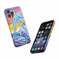 thumbnail image 5 of Cute Dolphin Case Compatible with iPhone 12 Pro Max,Aesthetic Art Design Full Cover Protective Case, 5 of 5