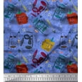 thumbnail image 1 of Soimoi Poly Georgette Fabric Arrow & Mask African Printed Craft Fabric by the Yard 52 Inch Wide, 1 of 1