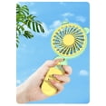 thumbnail image 6 of Lenkho Cartoon Portable Handheld Fan, Mini Personal Fan with USB Charging Base, Rechargeable Small Desktop Cooling Fan for Home, Outdoor, Travel, Kids & Gift, 6 of 7