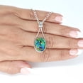 thumbnail image 5 of Natural Abalone Shell Pendant 925 Sterling Silver Handmade Jewelry, 5 of 8