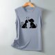 thumbnail image 4 of Verano mujer moda cuello redondo impreso sin mangas casual camisetas sin mangas Fridja gh5317, 4 of 5