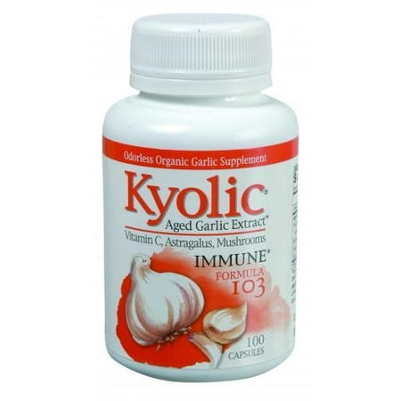 Kyolic Aged Garlic Extract Immune Formula 103 - 100 (Best Garlic Capsules Uk)