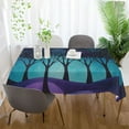 thumbnail image 5 of Yayeee Tablecloths for Rectangular Tables 54 x 72 inch Party Table Cover, Purple Moonlight Forest, 5 of 6