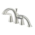 thumbnail image 1 of Ultra Faucets UF65443 Z Collection Roman Tub, Brushed Nickel Finish, 1 of 1
