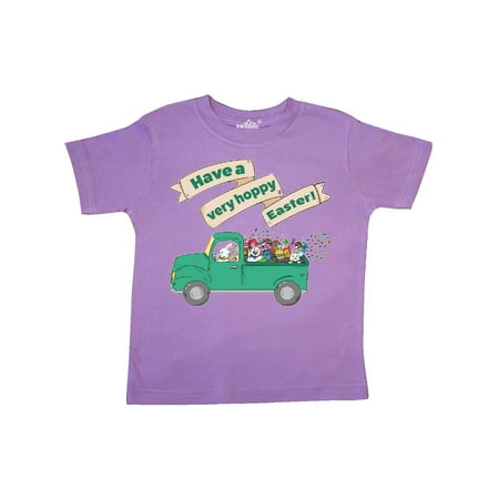 

Inktastic Have a Very Hoppy Easter Green Bunny Truck Gift Toddler Boy or Toddler Girl T-Shirt