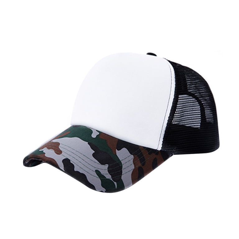 Yigetop Womens Trucker Hat Unisex Camouflage Mesh Baseball  display picture 2