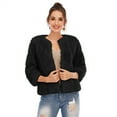 thumbnail image 6 of Women's Plus Size Coat Soft Warm Jacket Long Sleeve Fashion Outerwear For Cold Weather, 6 of 8