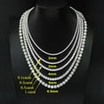 thumbnail image 5 of 0.1-0.5 Carat Moissanite Tennis Necklace for Women Moissanite Chain Mens Moissanite Necklace for Men 925 Sterling Silver Diamond Tennis Necklaces Diamond Tennis Chain for Men, 5 of 6