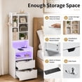 thumbnail image 6 of Ktaxon Wood 2 Drawer File Cabinet  Nightstand with Charging Station Shelves Dresser Office Cabinet, Filing Cabinet with Socket, Printer Stand with Storage Shelves for Home Office Study, 6 of 10
