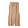 thumbnail image 4 of 2 Pcs Women Seamless Culotte Half Slips Bloomer Pettipants Wide Leg Pants Liner Slip Shorts, 4 of 6