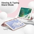 thumbnail image 4 of JETech Case for iPad Pro 12.9 Inch (2015/2017 Model, 1st/2nd Generation) with Pencil Holder, Slim Tablet Cover with Soft TPU Back, Auto Wake/Sleep (Rose Gold), 4 of 8