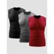 thumbnail image 5 of TFixol Camiseta sin mangas de compresión para hombre, paquete de 3 chalecos ajustados de secado rápido que absorben la humedad, 5 of 7