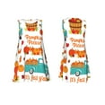 thumbnail image 7 of Honeii Fall Pumpkins Print Women's Sleeveless Dress, Loose Fit Casual Dress for Women, Summer Fashion Dress, 7 of 7