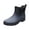 Black, variant on Men’s Wide Calf Rain B𝗈𝗈𝑡𝑠 Lightweight Ankle Che𝗅sea Booties Comfortable Wate𝗋proof Shoes Boating Camping Farming Rainboot Outdoor Work Footwear for Rain Day
