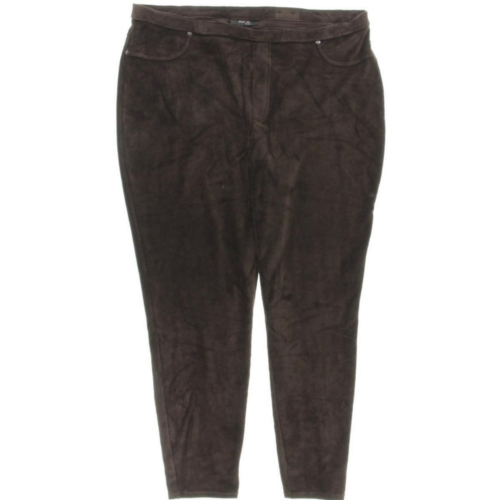 plus size brown pants