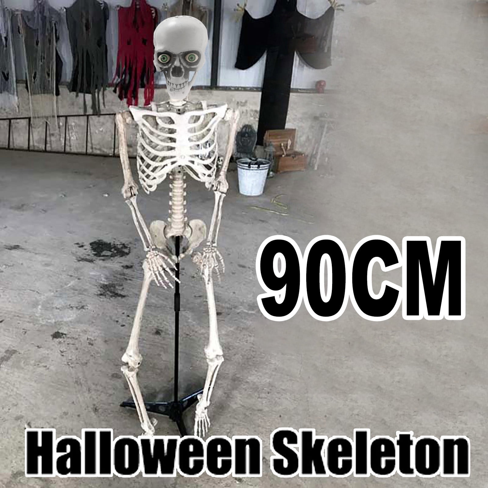 7 inch Home Depot Skeleton REVIEW & Size Comparison ( great for