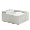 Better Homes & Gardens HalfSize Fabric Storage Bin 1 piece, Vanilla