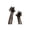 Black-A, variant on Halloween Ghost Hand Wall Stickers, Removable Self-Adhesive Horror Decals For Halloween Window Party Spooky Home Decorations