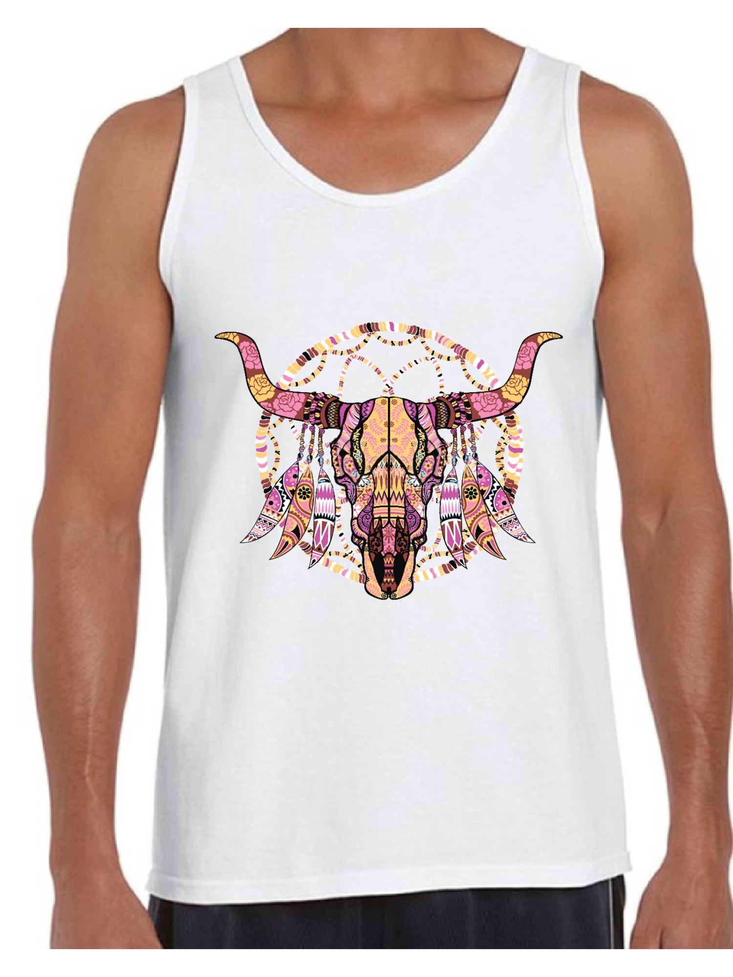 cow skull tank top