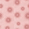 thumbnail image 1 of Ahgly Company Machine Washable Indoor Square Transitional Pastel Red Pink Area Rugs, 4' Square, 1 of 7
