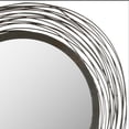 thumbnail image 4 of SAFAVIEH 13.7" Round Contemporary Wire Wall Mirror, Brown, 4 of 4
