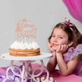 thumbnail image 2 of Adorno para tartas Goilpanitdia Four Ever a Princess Birthday 4th, 2 of 7
