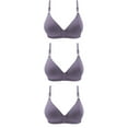 thumbnail image 6 of Womens Bras Convertible Bra Feature V-Neck Balconette Bra Style W-1049 Purple XL, 6 of 8